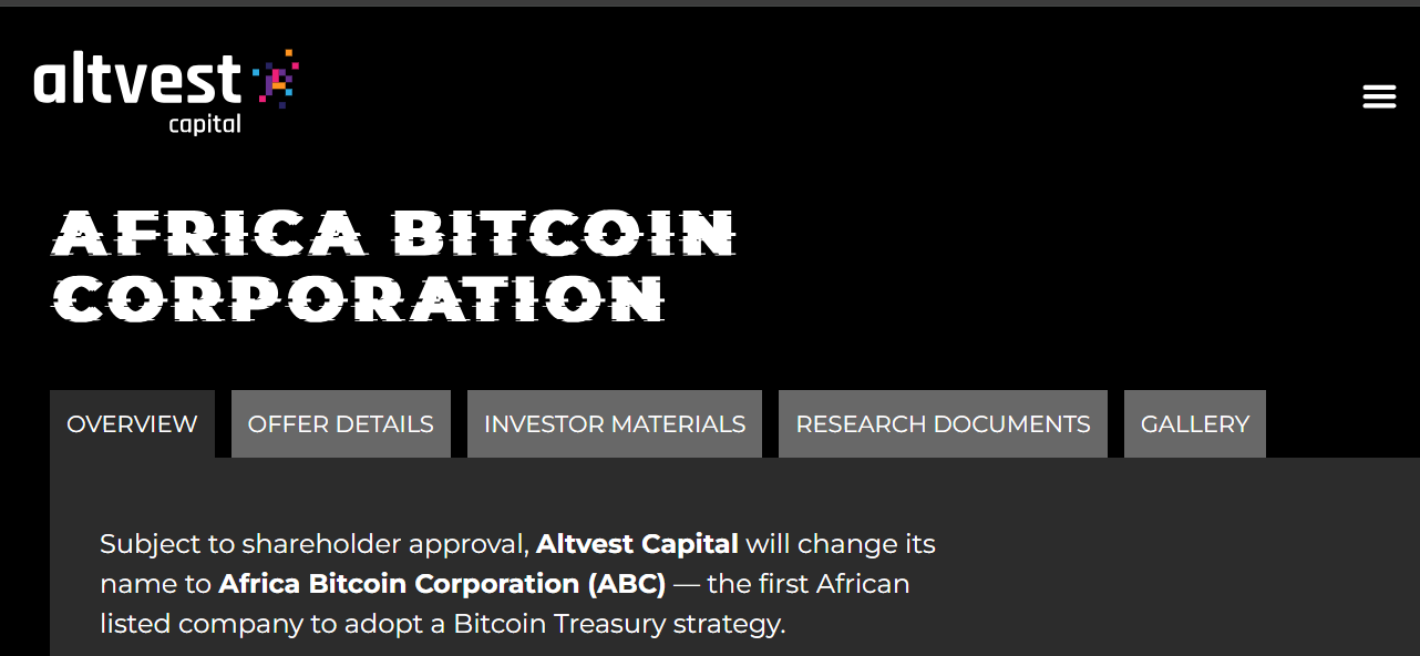 africa bitcoin corporation