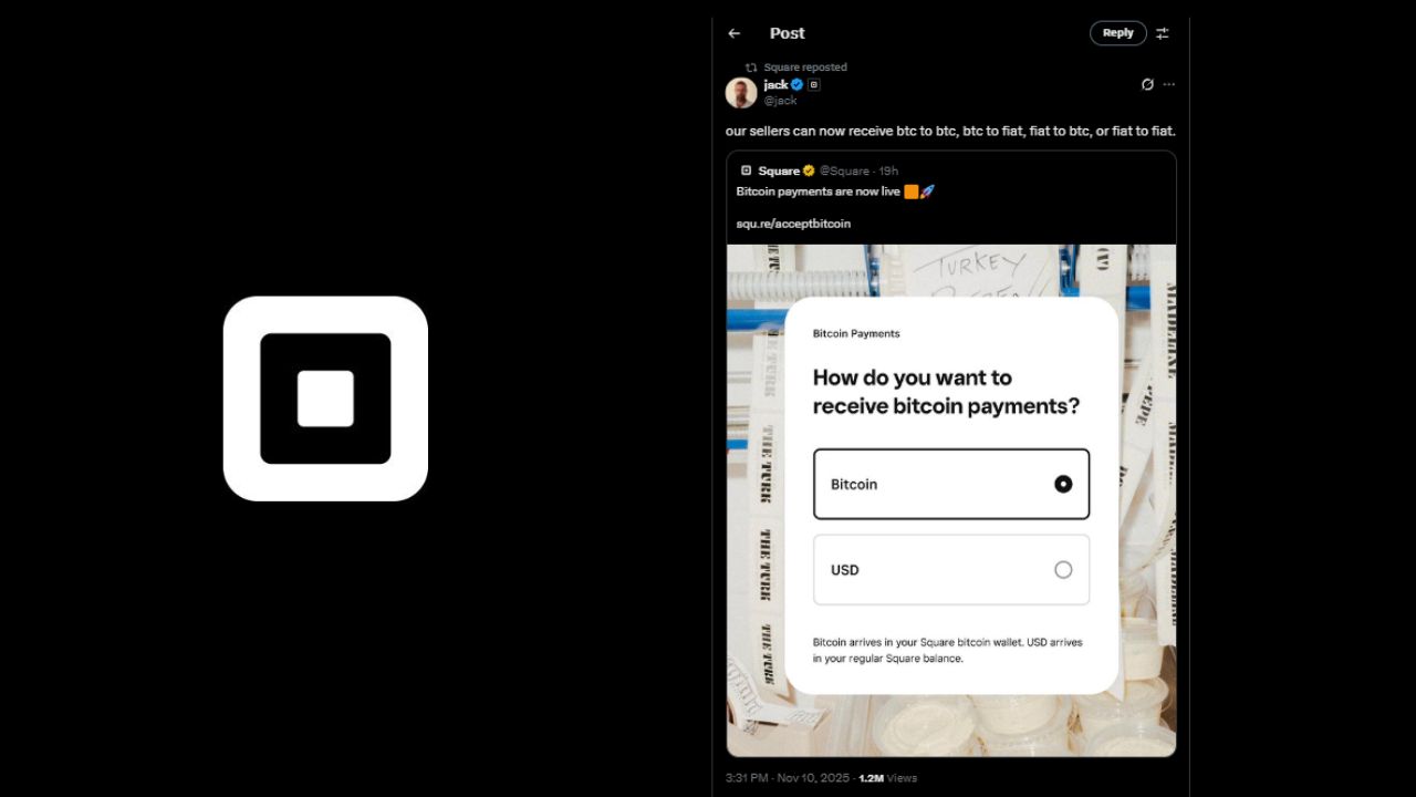 Jack Dorsey’s Square Rolls Out Bitcoin Payments for 4 Million Merchants