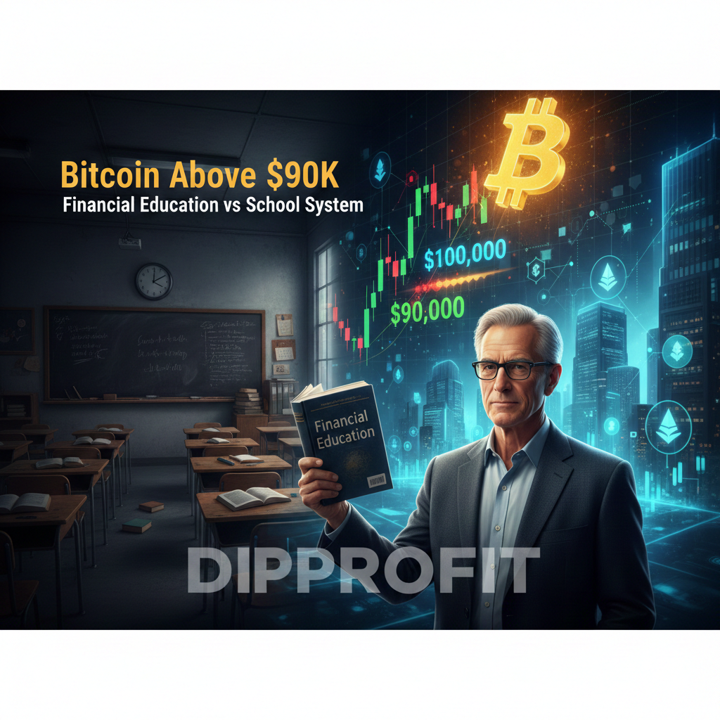 Robert Kiyosaki Pitches Bitcoin Accumulation as Price Breaks $90,000, Lists 10 School Criticisms 3 1767537471595