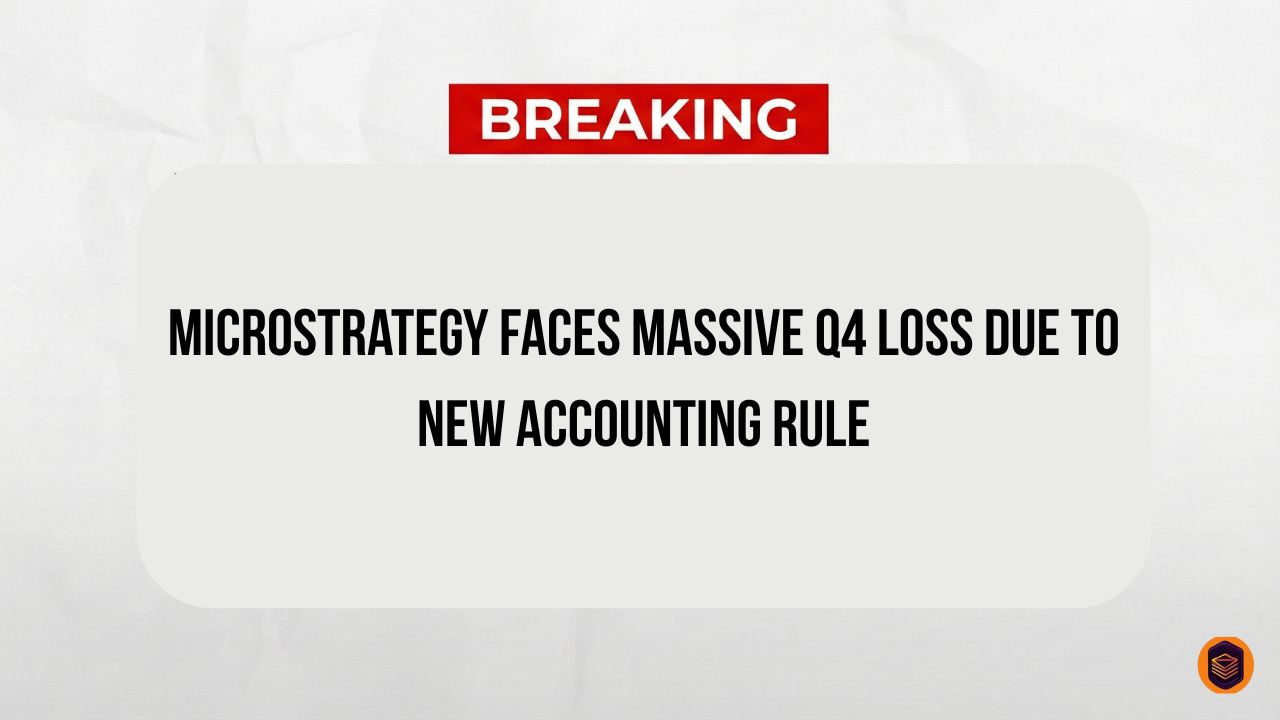 MicroStrategy Faces Massive Q4 Loss Due to New Accounting Rule.