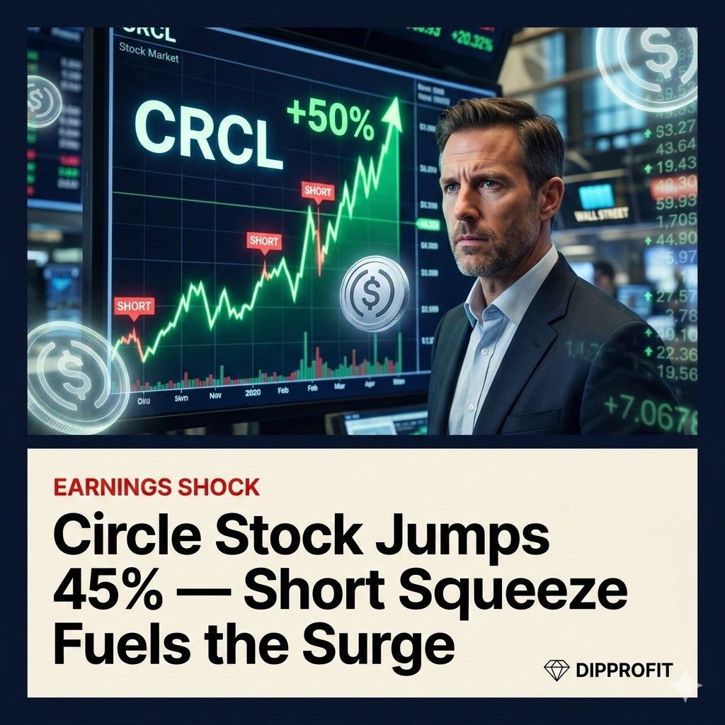 Circle Stock Surges Nearly 50% Post-Earnings, But Short Squeeze Drives Rally More Than Fundamentals 1 1772139581355