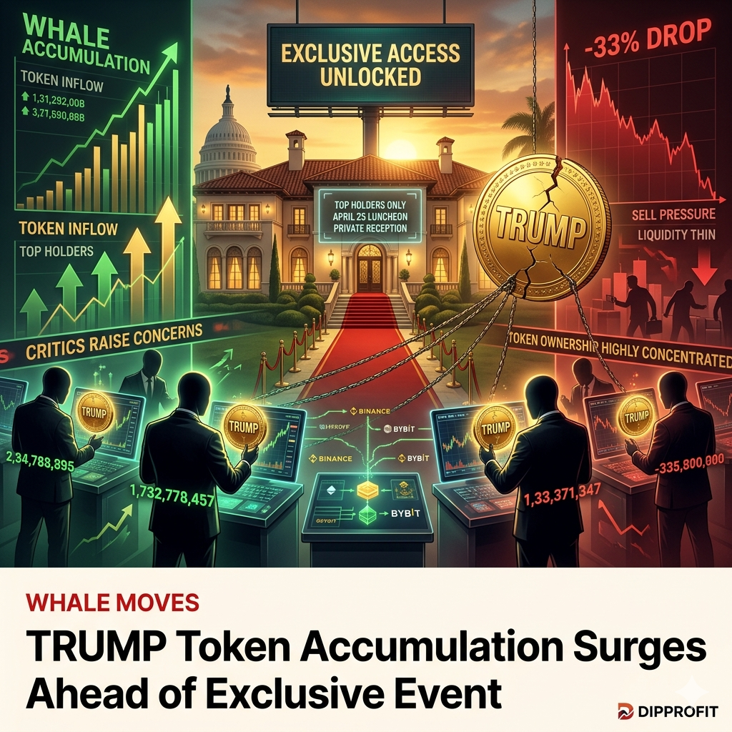 TRUMP Token Whales Accumulate Ahead of Mar-a-Lago Luncheon Event 1 1776087177403