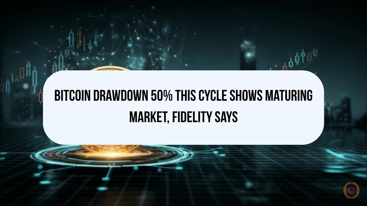 Bitcoin Drawdown 50% This Cycle Shows Maturing Market, Fidelity Says