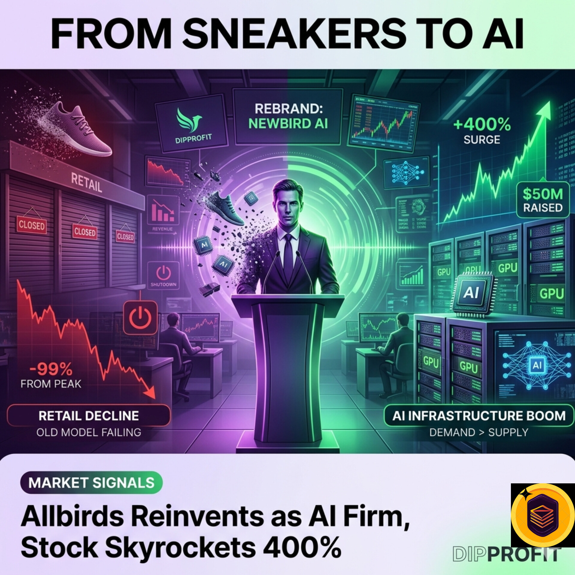 Allbirds Pivots to AI Computing Infrastructure, Stock Surges 400% on $50M Convertible 2 InShot 20260415 195938190
