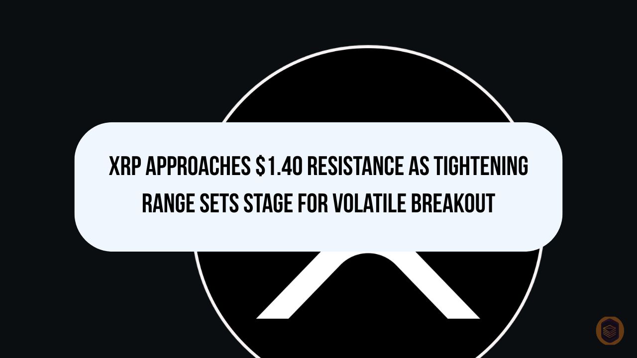 XRP Approaches $1.40 Resistance as Tightening Range Sets Stage for Volatile Breakout