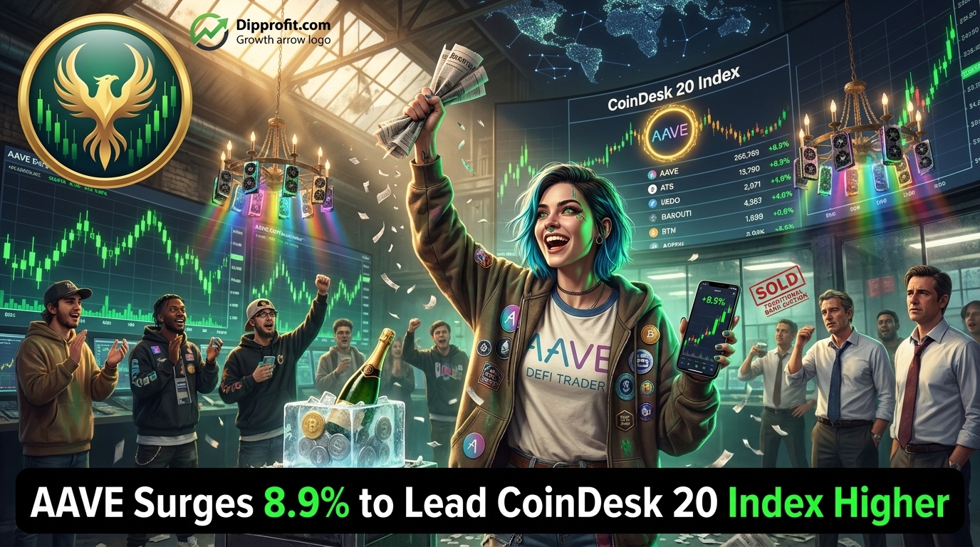 CoinDesk 20, aave, crypto news, dipprofit.com
