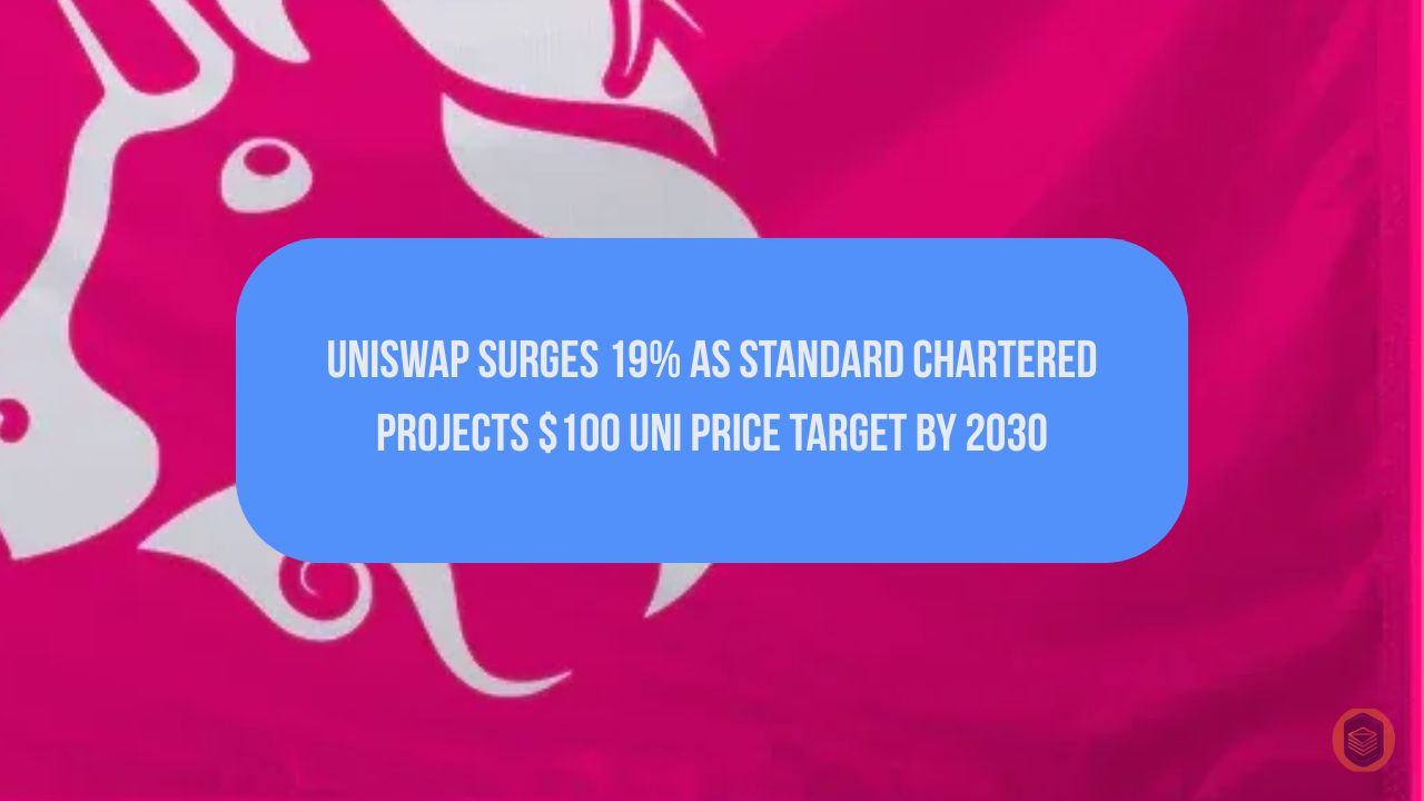 Uniswap Surges 19% as Standard Chartered Projects $100 UNI Price Target by 2030 11 Uniswap Surges 19% as Standard Chartered Projects $100 UNI Price Target by 2030