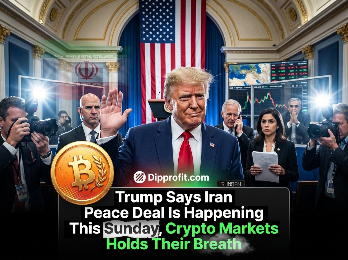 Trump says an Iran peace deal is happening Sunday and crypto markets are holding their breath 12 iran peace deal, crypto news, dipprofit.com
