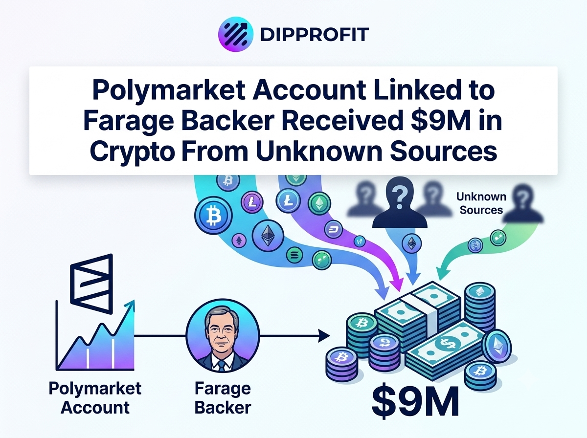 Polymarket Account Linked to Farage Backer Received $9M in Crypto From Unknown Sources 6 1784905393916